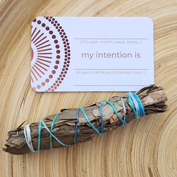 Intention Setting Kit for Manifestation – Crystals, Smudge, Candle