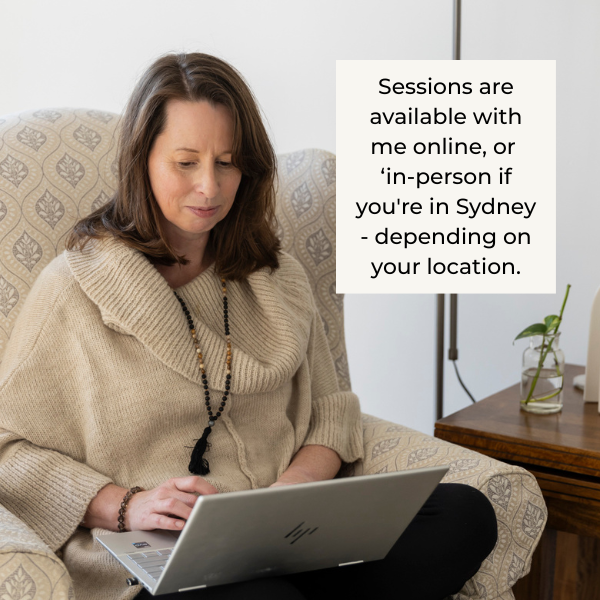 Woman conducting a personalised wellbeing consultation online