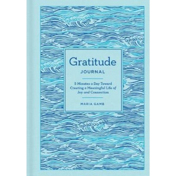 Turquoise cover of Gratitude Journal