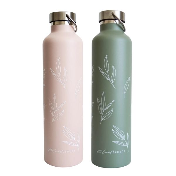 My Thermie Bloom Olive 1 litre Drink Bottles
