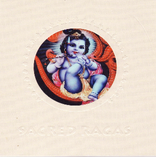 Cover of Sacred Ragas chanting CD by IndiaJIva